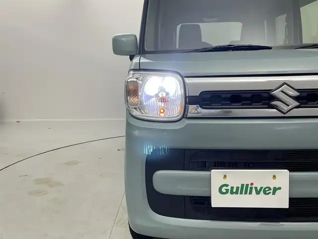 スズキ スペーシア HYBRID X 茨城県 2019(令1)年 7.5万km オフブルーM レーダーブレーキサポート/社外ナビ/　　CD/フルセグ/バックカメラ/両側パワースライドドア/LEDオートライト/シートヒーター/アイドリングストップ/USBポート/スマートキー/ETC/禁煙車