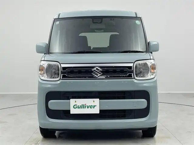 スズキ スペーシア HYBRID X 茨城県 2019(令1)年 7.5万km オフブルーM レーダーブレーキサポート/社外ナビ/　　CD/フルセグ/バックカメラ/両側パワースライドドア/LEDオートライト/シートヒーター/アイドリングストップ/USBポート/スマートキー/ETC/禁煙車