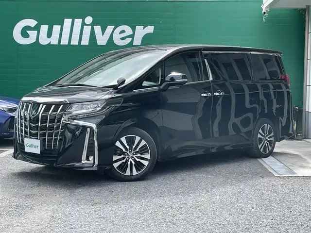 トヨタ アルファード S Cパッケージ 東京都 2020(令2)年 4.9万km ブラック ワンオーナー/4WD/9インチ純正SDナビ/（フルセグTV/Bluetooth/ミラキャスト）/デジタルインナーミラー/ブラインドスポットモニター/バックカメラ/セーフティセンス/・プリクラッシュセーフティ/・レーントレーシングアシスト/・レーダークルーズコントロール/両側パワースライドドア/革シート/前席快適温熱シート/前パワーシート/助手席パワーオットマン/2列目エグゼクティブパワーシート/革ステアリング/ステアリングヒーター/ルーフイルミ/（色変更可能）/純正18インチアルミホイール/純正フロアマット/前後ドライブレコーダー【DC-DR652】/スペアキー×1/取扱説明書/保証書