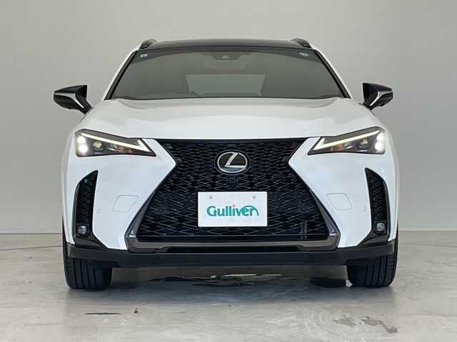 レクサス ＵＸ 250h Fスポーツ エモーショナルエクスプローラ 愛知県 2023(令5)年 1.4万km ブラック/ホワイトノーヴァガラスフレーク 純正12.4型ディズプレイオーディオナビ/全方位カメラ/サンルーフ/レーダークルーズコントロール/シートヒーター/エアシート/バックカメラ/電動リアゲート/パワーシート/コーナーセンサー/純正アルミホイール/ルーフレール/ETC2.0/キャリパー/ブラインドスポットモニター/LEDヘッドライト/パドルシフト/ステアリングヒーター/オートマチックハイビーム/衝突軽減システム/フルセグ/Bluetooth/ステアリングスイッチ/スマートキー/プッシュスタート