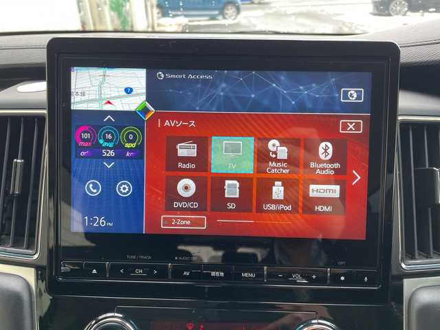 三菱 デリカＤ：５ P 山形県 2021(令3)年 6.3万km ウォームホワイトパール ワンオーナー/4WD/純正10.1インチナビ/・TV/AM/FM/CD/DVD/Bluetooth/レーダークルーズコントロール/アイドリングストップ/ブラインドスポットモニター/衝突被害軽減ブレーキ/誤発進抑制制御/車線逸脱警報/横滑り防止装置/盗難防止装置/LEDヘッドライト/オートライト/両側パワースライドドア/電動パーキングブレーキ/パワーシート（D席）/シートヒーター（D/N席）/パワーバックドア/フリップダウンモニター/オートステップ/全周囲カメラ/純正フロアマット/純正ドアバイザー/ETC/保証書/取扱説明書