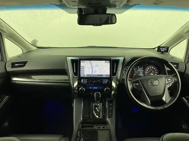 トヨタ アルファード S Cパッケージ 大分県 2018(平30)年 5.9万km ブラック ７名　/モデリスタエアロ　/１１型ナビ　【EX11Z】/　(フルセグTV　Bluetooth　DVD/CD)/１２．８型フリップダウンモニター　/Ｗサンルーフ　/両側パワースライドドア　/三眼ＬＥＤヘッドライト　/パワーバックドア　/黒革シート　/バックカメラ　/スマートキー/プッシュスタート/オートマチックハイビーム/クルーズコントロール/パワーシート/エアシート/シートヒーター/ETC