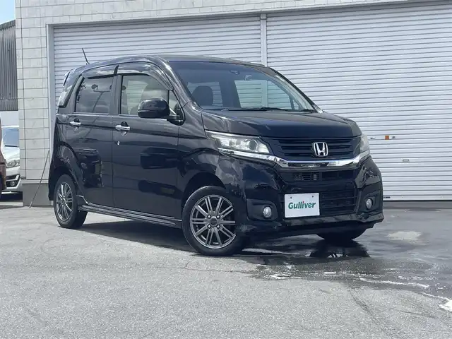 ホンダ Ｎ ＷＧＮ カスタム G Aパッケージ 長野県 2014(平26)年 11.4万km プレミアムゴールドパープルパール バックカメラ/ETC/衝突被害軽減システム/４WD/スマートキー/オートライト