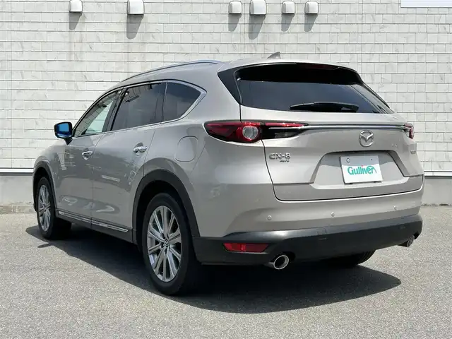マツダ ＣＸ－８ XD エクスクルーシブモード 山形県 2021(令3)年 4万km プラチナクォーツメタリック 禁煙車/ワンオーナー/4WD/純正SDナビ/・TV/AM/FM/Bluetooth/アダプティブクルーズコントロール/アイドリングストップ/ブラインドスポットモニタリング/レーンキープアシスト/衝突被害軽減ブレーキ/車線逸脱警報/横滑り防止装置/盗難防止装置/LEDヘッドライト/オートライト/レザーシート/パワーシート/シートヒーター/パワーバックドア/全周囲カメラ/ドライブレコーダー/ETC/冬タイヤ積み込み/保証書/取扱説明書