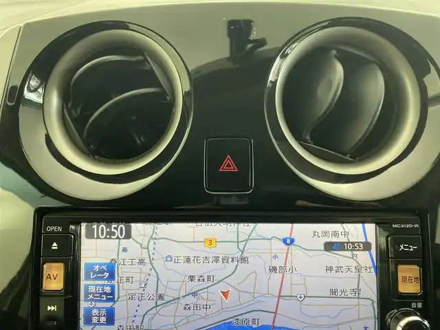 日産 ノート X FOUR 福井県 2012(平24)年 5.9万km ブリリアントホワイトパール 純正SDナビ/Bluetooth/フルセグ/DVD/CD/全方位カメラ/バックカメラ/ETC/スタッドレスタイヤ車載/フォグランプ