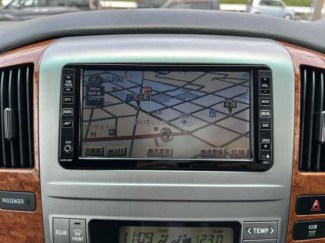 トヨタ アルファード Ｖ MS プラチナセレクションⅡ 静岡県 2008(平20)年 13.2万km ホワイトパールクリスタルシャイン ワンオーナー/両側パワースライドドア/純正HDDナビ・フルセグTV/DVD/CD/MSV/フリップダウンモニター/パワーバックドア/社外17インチアルミホイール/HIDライト/キーレス/スペアーキー/新車時保証書/取扱説明書