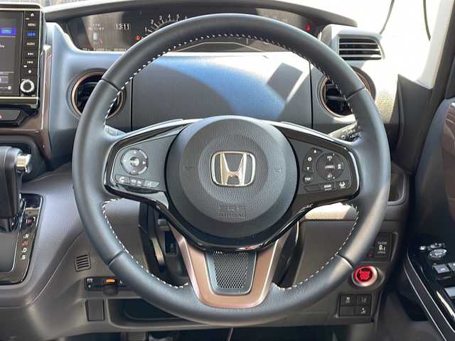 ホンダ Ｎ ＢＯＸ G･EXターボ Hセンシング カッパーブラウンスタイル 静岡県 2019(令1)年 5.4万km パールⅡ 禁煙/純正8インチナビ/（CD/DVD/AM/FM/BT）/・バックカメラ/・フルセグTV/・ドライブレコーダー/衝突軽減ブレーキ/レーンキープアシスト/横滑り防止装置/コーナーセンサー/両側パワースライドドア/ETC/プッシュスタート/・スマートキー/・スペアキー/LEDヘッドライト