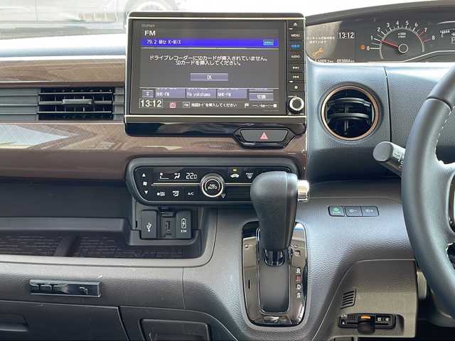 ホンダ Ｎ ＢＯＸ G･EXターボ Hセンシング カッパーブラウンスタイル 静岡県 2019(令1)年 5.4万km パールⅡ 禁煙/純正8インチナビ/（CD/DVD/AM/FM/BT）/・バックカメラ/・フルセグTV/・ドライブレコーダー/衝突軽減ブレーキ/レーンキープアシスト/横滑り防止装置/コーナーセンサー/両側パワースライドドア/ETC/プッシュスタート/・スマートキー/・スペアキー/LEDヘッドライト