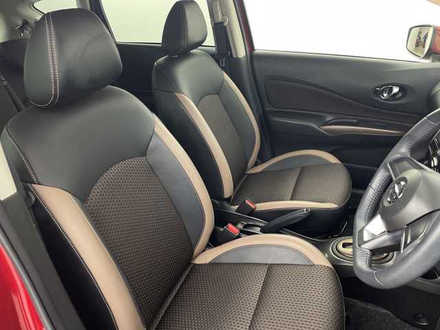 日産 ノート メダリスト X 新潟県 2017(平29)年 6.3万km ガーネットレッド エマージェンシーブレーキ/社外ストラーダナビ/　CD/DVD/Blu-ray/Bluetooth/フルセグTV/バックカメラ/オートライト/１４インチ社外ＡＷ/アイドリングストップ/電格ミラー/ウィンカーミラー/レーンキープアシスト/スマートキー