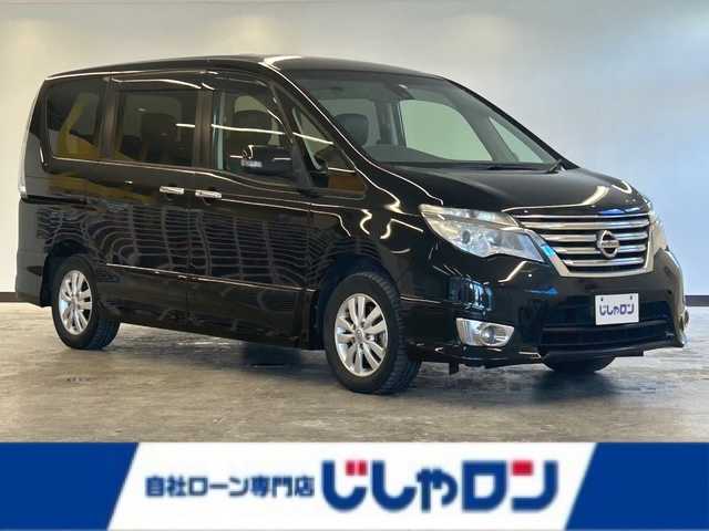 日産 セレナ ハイウェイスター Sエディション 静岡県 2016(平28)年 7.5万km ダイヤモンドブラック (株)IDOMが運営する【じしゃロン浜松店】の自社ローン専用車両になりますこちらは現金またはオートローンご利用時の価格です。自社ローンご希望の方は別途その旨お申付け下さい/〇純正ナビ/〇フルセグTV/〇パワースライドドア(助手席側)/〇スライドドアオートクローザー(運転席側)/〇バックカメラ/〇ETC/〇純正15インチアルミ/〇車線逸脱警報/〇SRSエアバッグ/〇オートライト/〇オートエアコン/〇インテリジェントキー/〇プッシュエンジンスターター/〇イモビライザー