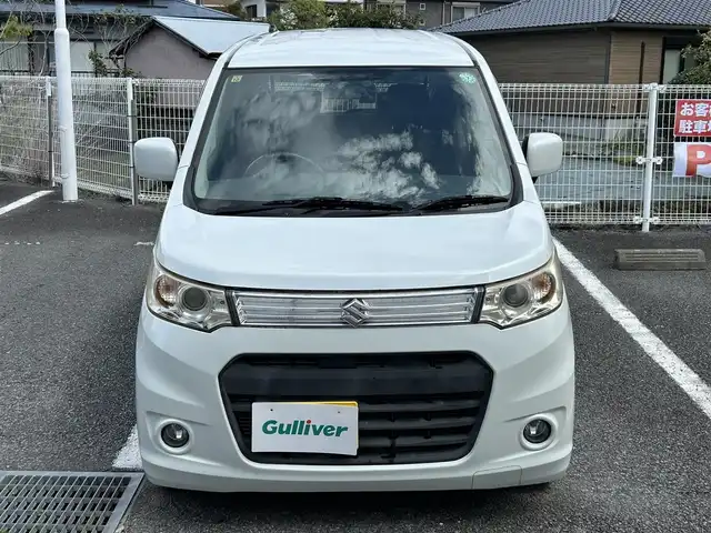 スズキ ワゴンＲ スティングレー X 静岡県 2012(平24)年 11.9万km パールホワイト ユーザー買取車両/純正オーディオ（FM/AM/AUX/CD）/純正LEDヘッドライト/純正フロアマット/純正14インチAW/エンジンスタートボタン/ドライブレコーダー/アイドリンクストップ/ベンチシート/スマートキー/スペアキー×1/保証書/取扱説明書
