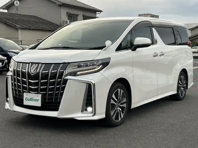 トヨタ アルファード S Cパッケージ 広島県 2021(令3)年 6.8万km ホワイトパールクリスタルシャイン ワンオーナー/衝突軽減ブレーキ/レーンディパーチャーアラート/純正ディスプレイオーディオ/【Bluetooth/USB】/バックカメラ/純正後席ディスプレイ12.1型/【V12T-R68C】/社外HDMI端子/両側パワースライドドア/パワーバックドア/黒レザーシート/シートヒーター/エアシート/前席パワーシート【運転席メモリー機能付き】/ステアリングヒーター/助手席/2列目オットマン/純正18インチAW/前後ドライブレコーダー/LEDヘッドライト/ビルトインETC/前後コーナーセンサー/保証書/取扱説明書/スペアキー/純正フロアマット