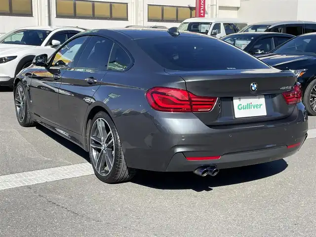ＢＭＷ ４２０ｉ グランクーペ Mスポーツ 群馬県 2017(平29)年 7.7万km ミネラルグレー ワンオーナー　/純正９インチメモリーナビ　/バックカメラ　/フルセグ　/茶レザーシート　/前席シートヒーター　/ツインパワーターボ　/前席パワーシート　/木目調内装　/社外マフラー　/パドルシフト　/ＡＨＢ　/純正１９型ＡＷ/Bluetooth/LEDフォグランプ/アダプティブクルーズコントロール/シートセットポジションメモリー/アイドリングストップ/純正19インチアルミホイール/純正ETC/オートワイパー/BMWコネクティッドドライブ/本革ステアリング/純正フロアマット/AHB/電動格納ミラー/パワーステアリング/スマートキー