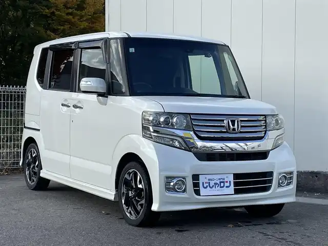ホンダ Ｎ ＢＯＸ カスタム G ターボ Aパッケージ 福島県 2014(平26)年 11.7万km プレミアムホワイトパール (株)IDOMが運営する【じしゃロン福島店】の自社ローン専用車両になります。こちらは現金またはオートローンご利用時の価格です。自社ローンご希望の方は別途その旨お申付け下さい/エクリプス９インチナビ/バックカメラ/フルセグテレビ/両側パワースライドドア/クルーズコントロール/革巻ステアリング/ＣＴＢＡ/ドアバイザー/社外前後ドラレコ/ＥＣＯＮ/ＥＴＣ