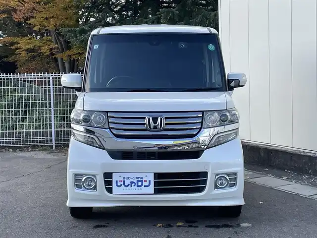 ホンダ Ｎ ＢＯＸ カスタム G ターボ Aパッケージ 福島県 2014(平26)年 11.7万km プレミアムホワイトパール (株)IDOMが運営する【じしゃロン福島店】の自社ローン専用車両になります。こちらは現金またはオートローンご利用時の価格です。自社ローンご希望の方は別途その旨お申付け下さい/エクリプス９インチナビ/バックカメラ/フルセグテレビ/両側パワースライドドア/クルーズコントロール/革巻ステアリング/ＣＴＢＡ/ドアバイザー/社外前後ドラレコ/ＥＣＯＮ/ＥＴＣ