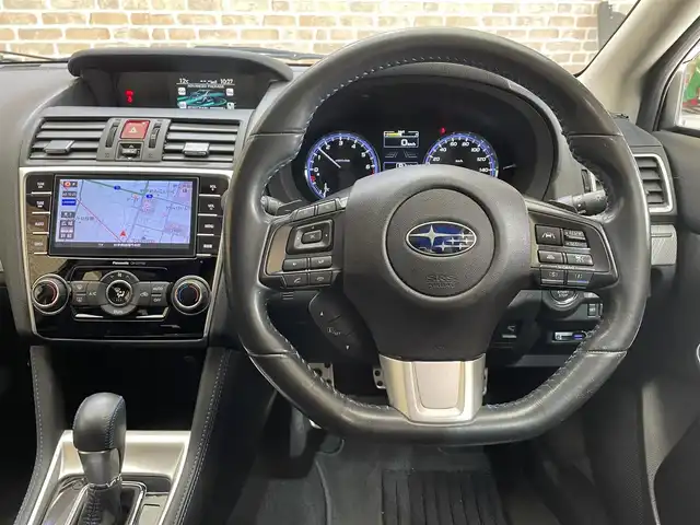スバル レヴォーグ 1．6GT－S アイサイト 岩手県 2015(平27)年 10.5万km ラピスブルーP ４WD/ビルシュタインダンパー/本革シート/アイサイトVer.3/アドバンスドセイフティパッケージ/プリクラッシュブレーキ/全車速追従機能付きクルーズコントロール/アクティブレーンキープ/AT誤発進抑制制御/先行車発信お知らせ機能/スバルリヤビークルディテクション/ハイビームアシスト/サイドビューモニター/横滑り防止装置/アイドリングストップ/パドルシフト/パワーシート/シートヒーター/純正ナビ/フルセグTV/バックカメラ/ETC/エンジンスターター/LEDヘッドランプ/フロント・リヤフォグランプ/純正アルミホイール積み込みあり