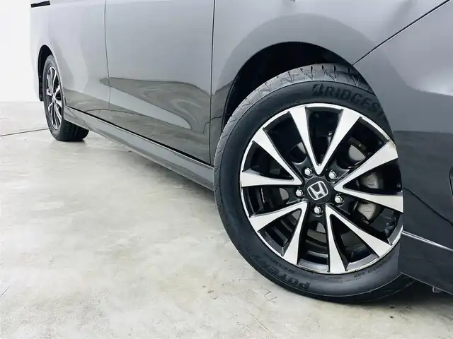 ホンダ ステップワゴン スパーダ Z クールスピリット 福島県 2013(平25)年 5万km プレミアムスパークルブラックパール 社外ナビ（MDV-737DT）/・フルセグTV/・BT.CD/DVD.USB.AM/FM/バックカメラ/両側パワースライドドア/ETC/革巻きステアリング/パドルシフト/純正AW/スマートキー/HIDヘッドライト/純正フロアマット/ドアバイザー/ウィンカーミラー/電動格納ミラー