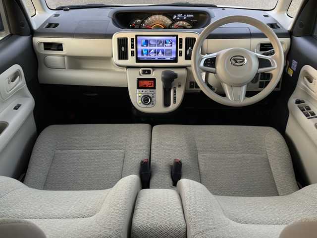 ダイハツ ムーヴ キャンバス G SA Ⅱ 新潟県 2017(平29)年 9.4万km パールホワイトⅢ/ナチュラルベージュマイカメタリック 2トーン 4WD/純正SDナビ(NSZN-X67D)/CD/DVD/BT/フルセグテレビ/バックカメラ/ETC/ドライブレコーダー/衝突被害軽減ブレーキ/レーンキープアシスト/両側パワースライドドア/ベンチシート/運転席シートヒーター /ステアリングスイッチ/スマートキー/プッシュスタート/LEDヘッドライト/オートライト/14インチ冬タイヤ車載