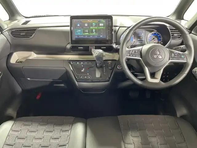 三菱 デリカミニ T プレミアム 神奈川県 2025(令7)年 0.1千km アメジストブラック 三菱e-Assist/純正9インチディスプレイオーディオ　/アラウンドビューモニター　/両側パワースライドドア　/レーダークルーズコントロール　/LEDオートライト　/ハーフレザーシート　/シートヒーター　/純正15インチアルミホイール/ステアリングヒーター/ステアリングスイッチ　/USBポート/スマートキー/禁煙車