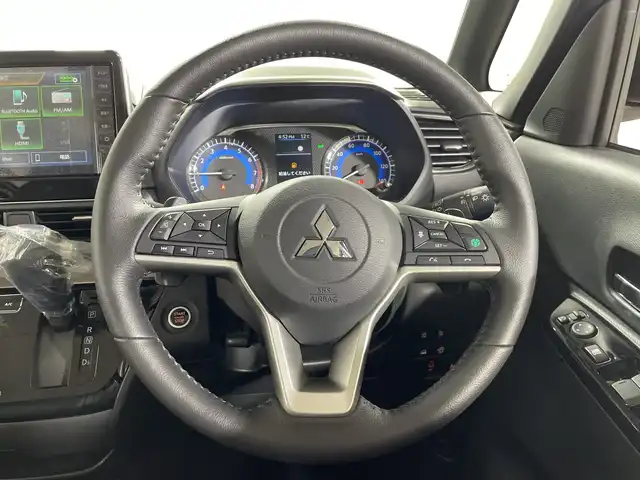 三菱 デリカミニ T プレミアム 神奈川県 2025(令7)年 0.1千km アメジストブラック 三菱e-Assist/純正9インチディスプレイオーディオ　/アラウンドビューモニター　/両側パワースライドドア　/レーダークルーズコントロール　/LEDオートライト　/ハーフレザーシート　/シートヒーター　/純正15インチアルミホイール/ステアリングヒーター/ステアリングスイッチ　/USBポート/スマートキー/禁煙車