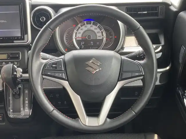 スズキ スペーシア カスタム HYBRID XS 島根県 2019(平31)年 6.2万km ピュアホワイトP 〇社外ナビ/〇フルセグTV/○Bluetooth/〇パワースライドドア（両側）/〇バックカメラ/〇ETC/〇ドライブレコーダー/〇セーフティサポート/〇デュアルセンサーブレーキサポート/○LEDヘッドライト/〇オートライト/〇リアサーキュレーター/〇オートエアコン/〇シートヒーター/〇キーレスプッシュスタート/〇禁煙車