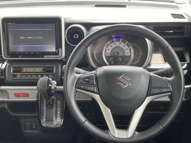 スズキ スペーシア カスタム HYBRID XS 島根県 2019(平31)年 6.2万km ピュアホワイトP 〇社外ナビ/〇フルセグTV/○Bluetooth/〇パワースライドドア（両側）/〇バックカメラ/〇ETC/〇ドライブレコーダー/〇セーフティサポート/〇デュアルセンサーブレーキサポート/○LEDヘッドライト/〇オートライト/〇リアサーキュレーター/〇オートエアコン/〇シートヒーター/〇キーレスプッシュスタート/〇禁煙車