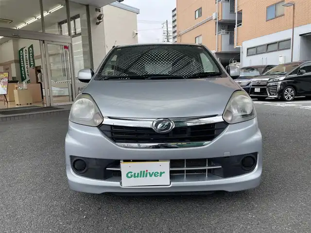 ダイハツ ミラ イース X SA 大阪府 2014(平26)年 4.6万km グリニッシュシルバーメタリック メモリナビ/フルセグテレビ/衝突被害軽減システム/バックカメラ/ドアバイザー/ETC/新車保証書/取扱説明書