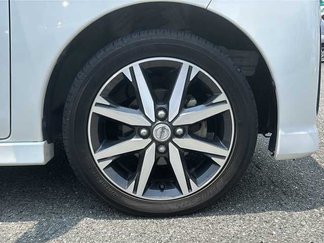 日産 デイズ ルークス ハイウェイスター Gターボ 山口県 2018(平30)年 3.3万km ホワイトパール 純正ナビ【MM581D-W】/フルセグTV/DVD/Blu-ray/Bluetooth/アラウンドビューモニター/ドライブレコーダー/クルーズコントロール/衝突被害軽減ブレーキ/ステアリングスイッチ/両側パワースライドドア /ETC/LEDヘッドランプ/フォグランプ /オートライト/アイドリングストップ/純正15インチアルミホイール/スペアキー/保証書/取扱説明書