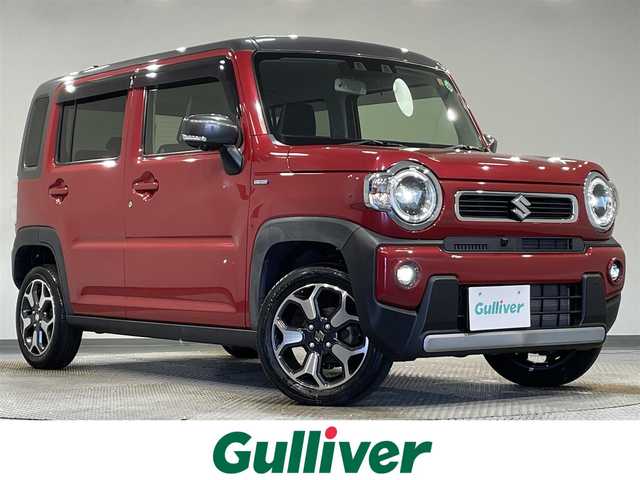 スズキ ハスラー HYBRID X 愛知県 2020(令2)年 4.4万km フェニックスレッドパール/ガンメタリック2トーンルーフ 純正９インチナビ/・Apple CarPlay/Android Auto/・フルセグTV/・CD/DVD再生/・Bluetooth/アラウンドビューモニター/シートヒーター/衝突軽減ブレーキ（デュアルカメラブレーキサポート）/コーナーセンサー/純正フロアマット/ＬＥＤヘッドライト/ＵＳＢ充電/アイドリングストップ