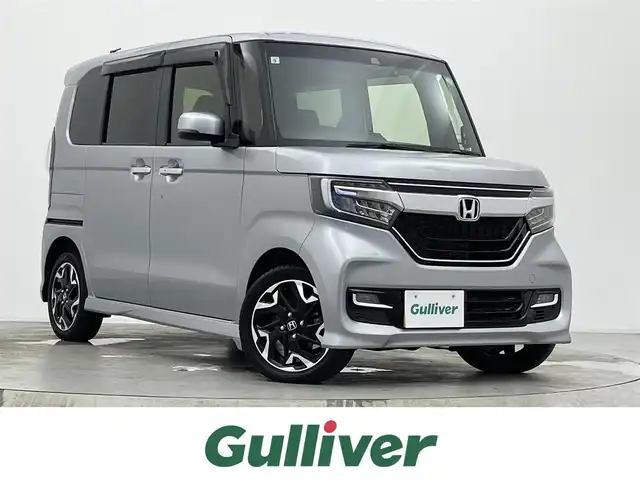 ホンダ Ｎ ＢＯＸ カスタム G L ターボ ホンダセンシング 宮城県 2017(平29)年 3.9万km ルナシルバーM 純正ナビ /両側パワースライドドア /アダプティブクルーズコントロール /衝突軽減ブレーキ /路外逸脱抑制機能　/シートヒーター　/フルセグTV /Bluetoothオーディオ　/バックモニター /ETC /前後ドライブレコーダー /LEDヘッドライト/シーケンシャルターンシグナル/ハーフレザー/純正15インチAW/禁煙車