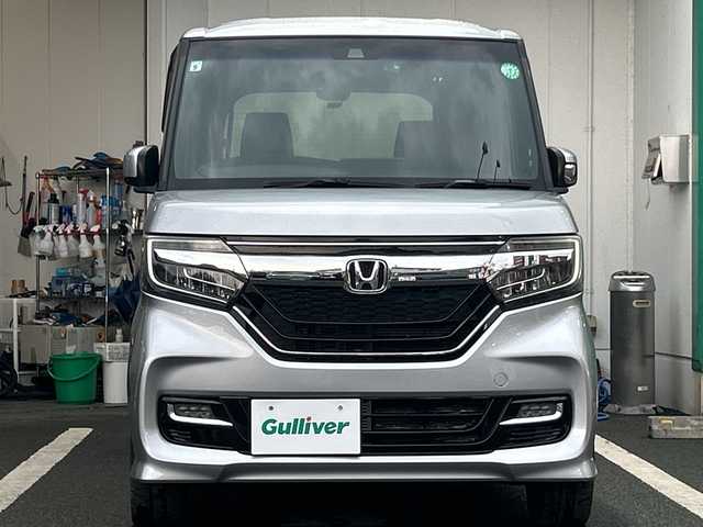 ホンダ Ｎ ＢＯＸ カスタム G L ターボ ホンダセンシング 京都府 2017(平29)年 3.9万km ルナシルバーM 純正ナビ /両側パワースライドドア /アダプティブクルーズコントロール /衝突軽減ブレーキ /路外逸脱抑制機能　/シートヒーター　/フルセグTV /Bluetoothオーディオ　/バックモニター /ETC /前後ドライブレコーダー /LEDヘッドライト/シーケンシャルターンシグナル/ハーフレザー/純正15インチAW/禁煙車