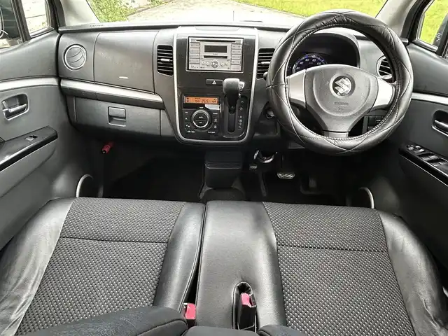 スズキ ワゴンＲ スティングレー リミテッド 長崎県 2011(平23)年 9.9万km ルナグレーパールメタリック CD/MDオーディオ/スマートキー/プッシュスタート/ETC/ハーフレザーシート/オートライト/フォグランプ/電動格納ミラー/純正14インチAW