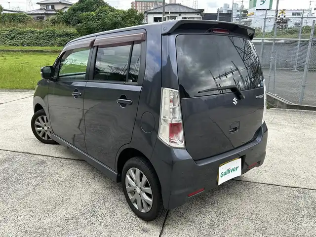 スズキ ワゴンＲ スティングレー リミテッド 長崎県 2011(平23)年 9.9万km ルナグレーパールメタリック CD/MDオーディオ/スマートキー/プッシュスタート/ETC/ハーフレザーシート/オートライト/フォグランプ/電動格納ミラー/純正14インチAW