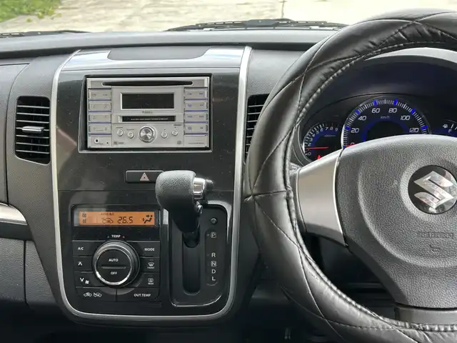 スズキ ワゴンＲ スティングレー リミテッド 長崎県 2011(平23)年 9.9万km ルナグレーパールメタリック CD/MDオーディオ/スマートキー/プッシュスタート/ETC/ハーフレザーシート/オートライト/フォグランプ/電動格納ミラー/純正14インチAW