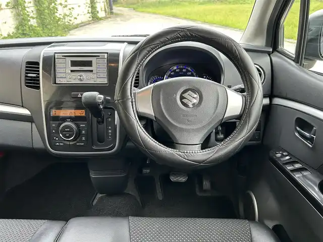 スズキ ワゴンＲ スティングレー リミテッド 長崎県 2011(平23)年 9.9万km ルナグレーパールメタリック CD/MDオーディオ/スマートキー/プッシュスタート/ETC/ハーフレザーシート/オートライト/フォグランプ/電動格納ミラー/純正14インチAW