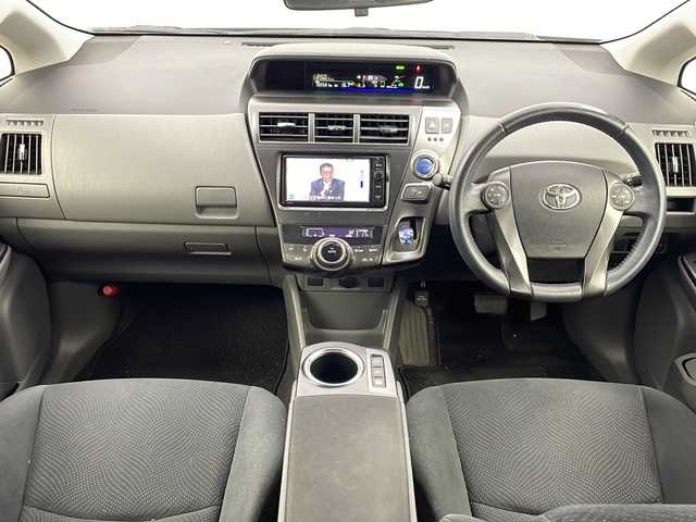 トヨタ プリウス α S チューンブラック 兵庫県 2014(平26)年 10.1万km ブラキッシュレッドマイカ 　ワンセグテレビ/　バックカメラ/　アイドリングストップ/　ウィンカーミラー/　ドアバイザー/　プッシュスタート/　ETC/　スマートキー/　フォグランプ/　HIDライト/　オートライト/　スペアキー