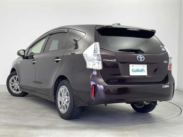 トヨタ プリウス α S チューンブラック 兵庫県 2014(平26)年 10.1万km ブラキッシュレッドマイカ 　ワンセグテレビ/　バックカメラ/　アイドリングストップ/　ウィンカーミラー/　ドアバイザー/　プッシュスタート/　ETC/　スマートキー/　フォグランプ/　HIDライト/　オートライト/　スペアキー