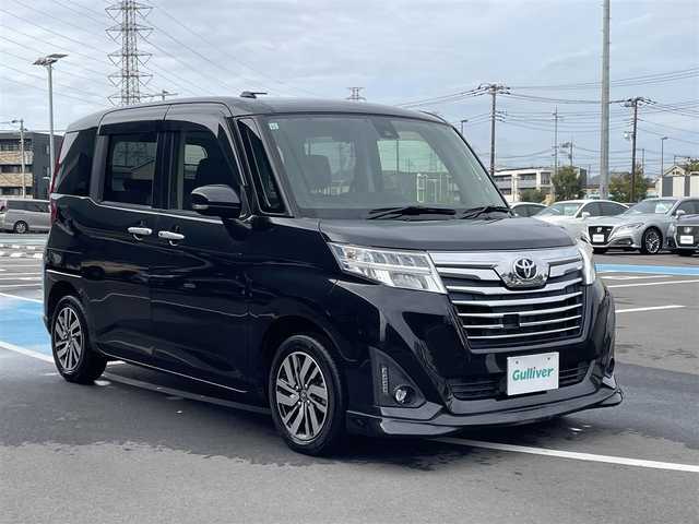 トヨタ ルーミー カスタムG S 福岡県 2017(平29)年 5.1万km ブラックマイカメタリック 純正14インチアルミホイール/エクリプス　フルセグナビ/バックカメラ/両側パワースライドドア/クルーズコントロール/スマートアシスト/スマートキー/プッシュスタート/LEDヘッドランプ/フォグランプ/ウインカーミラー/ETC/コーナーセンサー