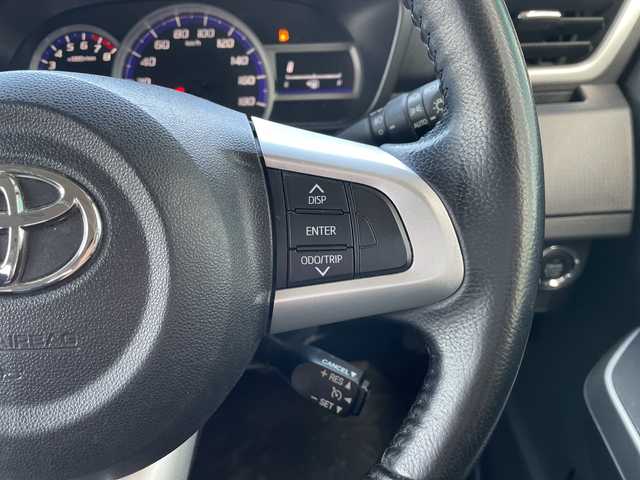 トヨタ ルーミー カスタムG S 福岡県 2017(平29)年 5.1万km ブラックマイカメタリック 社外７型メモリナビ/フルセグＴＶ/バックカメラ/両側パワースライドドア/クルーズコントロール/ＥＴＣ/コーナーセンサー/純正１４インチアルミホイール/ＬＥＤヘッドライト/オートライト/エアロパーツ/プッシュスタート/スマートキー