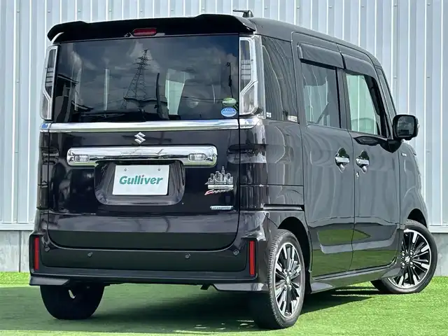 スズキ スペーシア カスタム HYBRID XS 香川県 2020(令2)年 1.1万km アーバンブラウンパールメタリック 社外7インチナビ(MDV-S707W)/→FM/AM/TV/CD/Bluetooth/スズキセーフティーセンス/・全方位モニター用カメラ/・アダクティブクルーズコントロール（全車速追従機能付）/・デュアルセンサーブレーキサポートII/・誤発信抑制機能（前後）/・後退ブレーキサポート/・車線逸脱抑制機能/・標識認識機能/両側パワースライドドア/D席シートヒーター/ハーフレザーシート/ヘッドアップディスプレイ/LEDヘッドライト/LEDフォグランプ/オートライト/革巻きステアリング/ステアリングリモコン/純正アルミホイール15インチ/ドライブレコーダー/コーナーセンサー/アイドリングストップ/オートエアコン/純正フロアマット/純正ドアバイザー/ETC/スマートキー/プッシュスタート