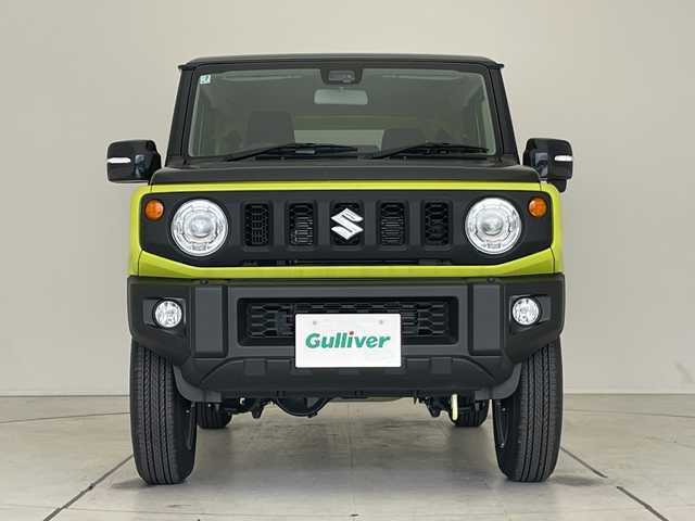 スズキ ジムニー XC 愛知県 2025(令7)年 0.1万km キネティックイエロー/ブラックトップ2トーン 届出済未使用車/スズキセーフティサポート/クルーズコントロール/シートヒーター/LEDヘッドライト/スマートキー/プッシュスタート/アイドリングストップ/ダウンヒルアシストコントロール/レーンキープアシスト