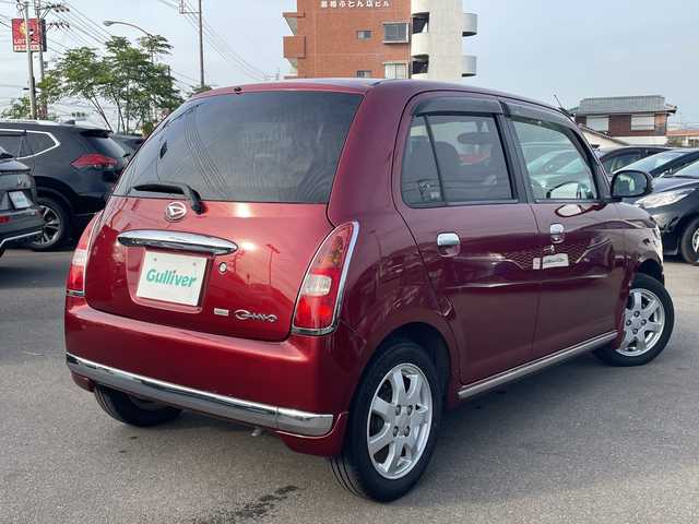 ダイハツ ミラ ジーノ プレミアムX 山口県 2008(平20)年 10.2万km ルージュレッドクリスタルメタリック オーディオ/（AM/FM/CD）/スペアキー/リモコンキー/ハーフレザー/純正14インチアルミホイール/キセノンヘッドライト/フォグランプ/プラズマクラスタースイッチ/取扱説明書