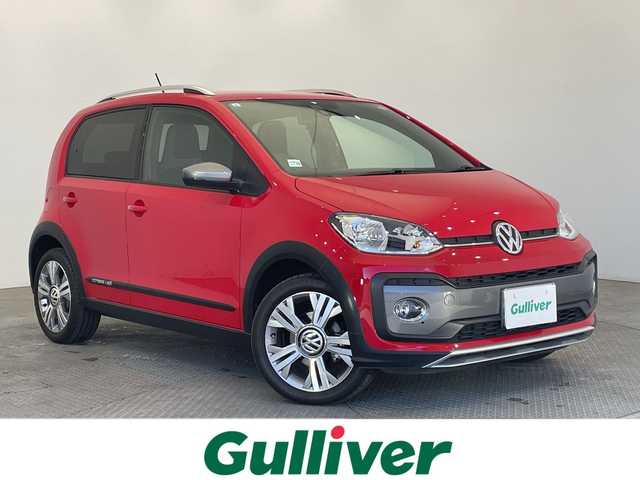 フォルクスワーゲン アップ！ クロスアップ！ 栃木県 2017(平29)年 0.8万km 赤 シートヒーター/ルーフレール/禁煙車/オートライト/横滑り防止装置/スマートキー/アイドリングストップ/ステアリングスイッチ/革巻きステアリング/ウィンカーミラー/電動格納ミラー/純正15インチアルミホイール/純正フロアマット