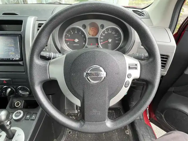 日産 エクストレイル 20St 道央・札幌 2009(平21)年 9.7万km バーニングレッド ・４WD/・社外ナビ/　CD＆AM＆FM＆TV/・ダウンヒルアシスト/・シートヒーター/・電動格納ミラー/・ドライブレコーダー/・夏タイヤ積込/・ETC/・クルーズコントロール/・純正フロアマット/・ドアバイザー/・フォグライト/・社外エンジンスターター/・ルーフレール