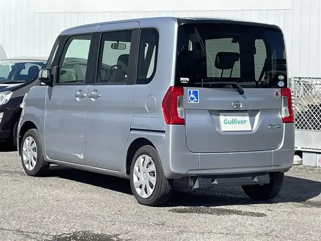 ダイハツ タント スローパーL 福島県 2015(平27)年 4.8万km ブライトシルバーメタリック 福祉車両リアスロープ/両側スライドドア/カロッツェリア：オーディオ/ＣＤ・ＦＭ・ＡＭ/前後ドライブレコーダー/ＥＴＣ/純正フロアマット/リモコンキー/保証書/取説書