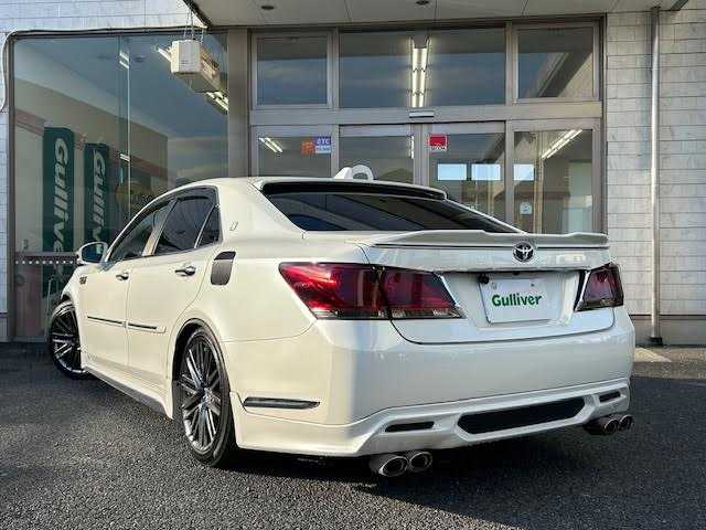 トヨタ クラウン アスリート S 埼玉県 2015(平27)年 8.2万km ホワイトパールクリスタルシャイン シートヒーター/エアシート/バックカメラ/デジタルインナーミラー/パワーシート/クルーズコントロール/Bluetooth/MT付AT/社外フルエアロ/純正アルミホイール/ドライブレコーダー/LEDヘッドライト/エスペリアダウンサス