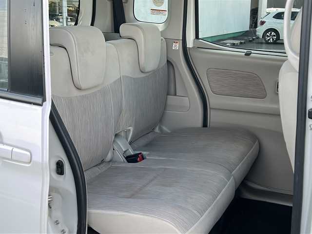 三菱 ｅＫスペース G 徳島県 2014(平26)年 4.9万km シルキーホワイト 社外7型ナビ　MM113D-WM/（ラジオ/フルセグ/CD/BT/USB）/バックカメラ/ETC/片側電動スライドドア/社外フロアマット/ドアバイザー/電動格納ミラー/後席サーキュレーター/スペアキー/スマートキー/アイドリングストップ/取扱説明書/新車時保証書