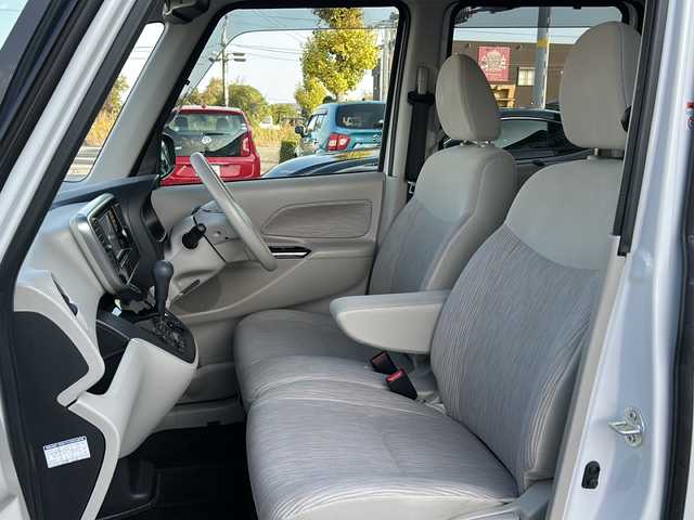 三菱 ｅＫスペース G 徳島県 2014(平26)年 4.9万km シルキーホワイト 社外7型ナビ　MM113D-WM/（ラジオ/フルセグ/CD/BT/USB）/バックカメラ/ETC/片側電動スライドドア/社外フロアマット/ドアバイザー/電動格納ミラー/後席サーキュレーター/スペアキー/スマートキー/アイドリングストップ/取扱説明書/新車時保証書