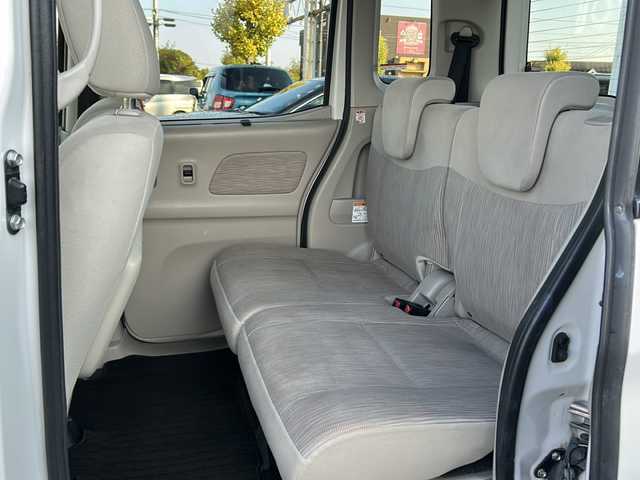 三菱 ｅＫスペース G 徳島県 2014(平26)年 4.9万km シルキーホワイト 社外7型ナビ　MM113D-WM/（ラジオ/フルセグ/CD/BT/USB）/バックカメラ/ETC/片側電動スライドドア/社外フロアマット/ドアバイザー/電動格納ミラー/後席サーキュレーター/スペアキー/スマートキー/アイドリングストップ/取扱説明書/新車時保証書