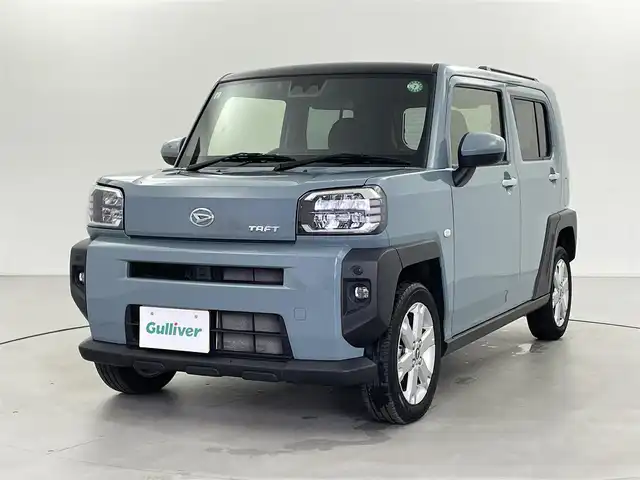 ダイハツ タフト G 福井県 2022(令4)年 3万km レイクブルーメタリック ４WD/純正ディーラーオプションナビ【NMZK-W72D】/CD/DVD/フルセグTV/Bluetooth/SD/USB/AM/FM/スマートアシスト/・衝突軽減ブレーキ/・レーンキープアシスト/・先行車発進お知らせ機能/・ロードサインアシスト/ガラスルーフ/シートヒーター/バックカメラ/ETC/オートライト/LEDヘッドライト/純正16inアルミホイール/スマートキー/プッシュスタート/ステアリングリモコン/コーナーセンサー/アイドリングストップ/ブレーキホールド